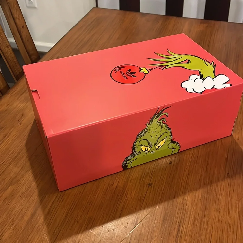 Adidas Forum Low CL The Grinch Shoes Sneakers new pink ID8895 Women’s Size 8 - Picture 15 of 16